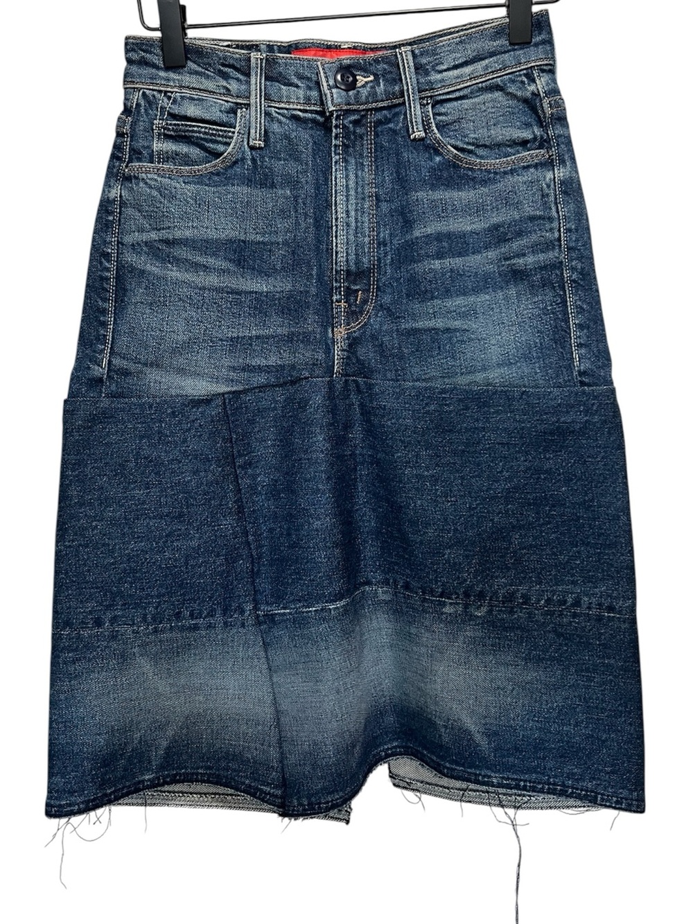 NWT Mother x Carolyn Murphy The Knee Step Back Vent Skirt 24
